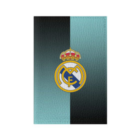 Обложка для паспорта матовая кожа с принтом Real Madrid 2018 Reverse в Петрозаводске, натуральная матовая кожа | размер 19,3 х 13,7 см; прозрачные пластиковые крепления | emirates | fc | real madrid | реал мадрид | футбольный клуб | эмблема