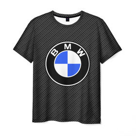 Мужская футболка 3D с принтом BMW CARBON в Петрозаводске, 100% полиэфир | прямой крой, круглый вырез горловины, длина до линии бедер | bmw | bmw motorsport | bmw performance | carbon | m | motorsport | performance | sport | бмв | карбон | моторспорт | спорт