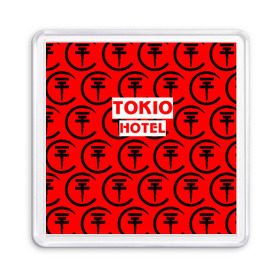 Магнит 55*55 с принтом Tokio Hotel band logo 2018 в Петрозаводске, Пластик | Размер: 65*65 мм; Размер печати: 55*55 мм | Тематика изображения на принте: logo | music | pop | rock | tokio hotel | альтернатива | германия | металл | музыка | музыкальный | поп | рок