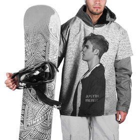 Накидка на куртку 3D с принтом Justin в Петрозаводске, 100% полиэстер |  | bieber | justin bieber | бибер | джастин бибер