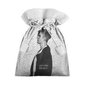 Подарочный 3D мешок с принтом Justin в Петрозаводске, 100% полиэстер | Размер: 29*39 см | bieber | justin bieber | бибер | джастин бибер