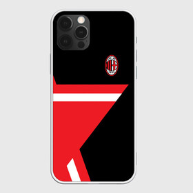 Чехол для iPhone 12 Pro с принтом AC MILAN STAR в Петрозаводске, силикон | область печати: задняя сторона чехла, без боковых панелей | fc | milan | милан | спорт | спортивные | фк | футбол | футбольный клуб