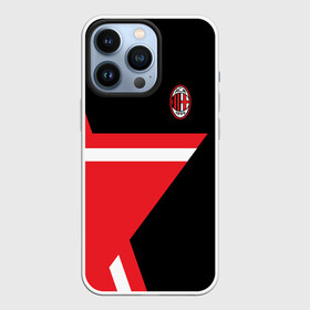 Чехол для iPhone 13 Pro с принтом AC MILAN STAR в Петрозаводске,  |  | Тематика изображения на принте: fc | milan | милан | спорт | спортивные | фк | футбол | футбольный клуб