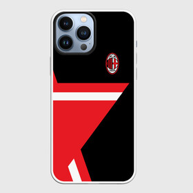 Чехол для iPhone 13 Pro Max с принтом AC MILAN STAR в Петрозаводске,  |  | Тематика изображения на принте: fc | milan | милан | спорт | спортивные | фк | футбол | футбольный клуб