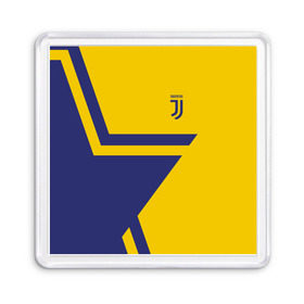 Магнит 55*55 с принтом Juventus 2018 STAR в Петрозаводске, Пластик | Размер: 65*65 мм; Размер печати: 55*55 мм | fc | juventus | спорт | спортивные | фк | футбол | футбольный клуб | ювентус