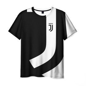 Мужская футболка 3D с принтом Juventus 2018 Original в Петрозаводске, 100% полиэфир | прямой крой, круглый вырез горловины, длина до линии бедер | fc | fly emirates | лого | париж | спорт | спортивные | фк | футбольный клуб