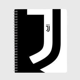 Тетрадь с принтом Juventus 2018 Original в Петрозаводске, 100% бумага | 48 листов, плотность листов — 60 г/м2, плотность картонной обложки — 250 г/м2. Листы скреплены сбоку удобной пружинной спиралью. Уголки страниц и обложки скругленные. Цвет линий — светло-серый
 | Тематика изображения на принте: fc | fly emirates | лого | париж | спорт | спортивные | фк | футбольный клуб