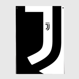 Постер с принтом Juventus 2018 Original в Петрозаводске, 100% бумага
 | бумага, плотность 150 мг. Матовая, но за счет высокого коэффициента гладкости имеет небольшой блеск и дает на свету блики, но в отличии от глянцевой бумаги не покрыта лаком | Тематика изображения на принте: fc | fly emirates | лого | париж | спорт | спортивные | фк | футбольный клуб