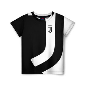 Детская футболка 3D с принтом Juventus 2018 Original в Петрозаводске, 100% гипоаллергенный полиэфир | прямой крой, круглый вырез горловины, длина до линии бедер, чуть спущенное плечо, ткань немного тянется | fc | fly emirates | лого | париж | спорт | спортивные | фк | футбольный клуб