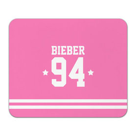 Коврик прямоугольный с принтом Bieber Team Pink в Петрозаводске, натуральный каучук | размер 230 х 185 мм; запечатка лицевой стороны | bieber | justin bieber | бибер | джастин бибер