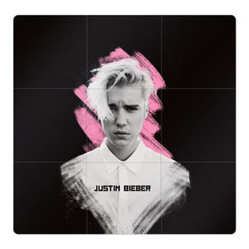 Магнитный плакат 3Х3 с принтом Justin Bieber / Pink splash в Петрозаводске, Полимерный материал с магнитным слоем | 9 деталей размером 9*9 см | bieber | justin bieber | бибер | джастин бибер