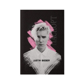 Обложка для паспорта матовая кожа с принтом Justin Bieber / Pink splash в Петрозаводске, натуральная матовая кожа | размер 19,3 х 13,7 см; прозрачные пластиковые крепления | Тематика изображения на принте: bieber | justin bieber | бибер | джастин бибер