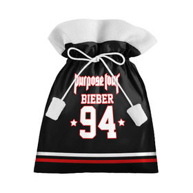 Подарочный 3D мешок с принтом Bieber Team Black в Петрозаводске, 100% полиэстер | Размер: 29*39 см | bieber | justin bieber | бибер | джастин бибер