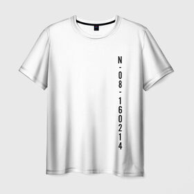 Мужская футболка 3D с принтом BTS SAVE ME JUNGKOOK _white в Петрозаводске, 100% полиэфир | прямой крой, круглый вырез горловины, длина до линии бедер | Тематика изображения на принте: bangtan boys | bts | бантаны бтс