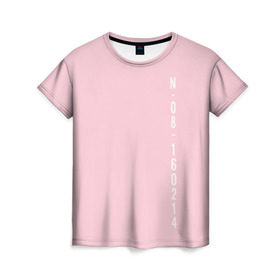 Женская футболка 3D с принтом BTS SAVE ME JUNGKOOK _pink в Петрозаводске, 100% полиэфир ( синтетическое хлопкоподобное полотно) | прямой крой, круглый вырез горловины, длина до линии бедер | bangtan boys | bts | бантаны бтс