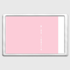 Магнит 45*70 с принтом  BTS SAVE ME JUNGKOOK _pink в Петрозаводске, Пластик | Размер: 78*52 мм; Размер печати: 70*45 | bangtan boys | bts | бантаны бтс