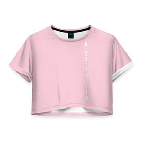 Женская футболка 3D укороченная с принтом BTS SAVE ME JUNGKOOK _pink в Петрозаводске, 100% полиэстер | круглая горловина, длина футболки до линии талии, рукава с отворотами | bangtan boys | bts | бантаны бтс