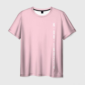 Мужская футболка 3D с принтом BTS SAVE ME JUNGKOOK _pink в Петрозаводске, 100% полиэфир | прямой крой, круглый вырез горловины, длина до линии бедер | bangtan boys | bts | бантаны бтс