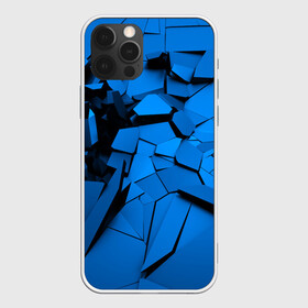 Чехол для iPhone 12 Pro Max с принтом Carbon abstraction BLUE в Петрозаводске, Силикон |  | Тематика изображения на принте: abstraction | geometry | абстракция | геометрия | грань | краски | кубик | кубики | линии | мозаика | разноцветные | ребро | текстура | тени | узор