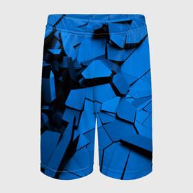 Детские спортивные шорты 3D с принтом Carbon abstraction BLUE в Петрозаводске,  100% полиэстер
 | пояс оформлен широкой мягкой резинкой, ткань тянется
 | abstraction | geometry | абстракция | геометрия | грань | краски | кубик | кубики | линии | мозаика | разноцветные | ребро | текстура | тени | узор