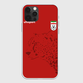 Чехол для iPhone 12 Pro Max с принтом Иран форма в Петрозаводске, Силикон |  | Тематика изображения на принте: fifa | леопард | фифа | флаг | чемпионат мира