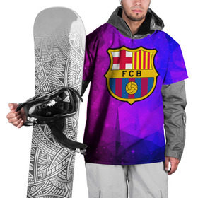 Накидка на куртку 3D с принтом Барселона в Петрозаводске, 100% полиэстер |  | barcelona | cosmos | football | logo | spain | sport | абстракция | арт | барселона | испания | космос | лига | лого | спорт | текстура | фк | футбол | футбольный клуб | эмблема