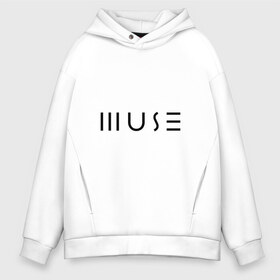 Мужское худи Oversize хлопок с принтом Muse в Петрозаводске, френч-терри — 70% хлопок, 30% полиэстер. Мягкий теплый начес внутри —100% хлопок | боковые карманы, эластичные манжеты и нижняя кромка, капюшон на магнитной кнопке | muse | доминик ховард | крис уолстенхолм | муза | музе | мусе | мэттью беллами | рок группа