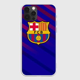 Чехол для iPhone 12 Pro с принтом FC Barcelona в Петрозаводске, силикон | область печати: задняя сторона чехла, без боковых панелей | barcelona | football | logo | spain | sport | арт | барселона | испания | лига | лого | спорт | текстура | фк | футбол | футбольный клуб | эмблема