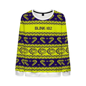 Мужской свитшот 3D с принтом Blink-182 NEW YEAR COLLECTION в Петрозаводске, 100% полиэстер с мягким внутренним слоем | круглый вырез горловины, мягкая резинка на манжетах и поясе, свободная посадка по фигуре | 