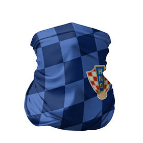 Бандана-труба 3D с принтом Хорватия, форма в Петрозаводске, 100% полиэстер, ткань с особыми свойствами — Activecool | плотность 150‒180 г/м2; хорошо тянется, но сохраняет форму | croatia | fc | fifa | football | national team | uniform | сборная | фифа | фк | форма | футбол | хорватия