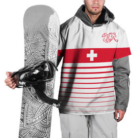Накидка на куртку 3D с принтом Швейцария, форма в Петрозаводске, 100% полиэстер |  | fc | спорт | спортивные | фк | футбол | футбольный клуб | швейцария