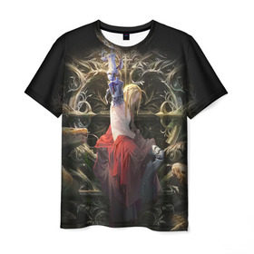 Мужская футболка 3D с принтом Fullmetal Alchemist в Петрозаводске, 100% полиэфир | прямой крой, круглый вырез горловины, длина до линии бедер | 