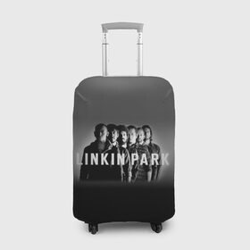 Чехол для чемодана 3D с принтом Группа Linkin Park в Петрозаводске, 86% полиэфир, 14% спандекс | двустороннее нанесение принта, прорези для ручек и колес | bennington | chester | linkin park | альтернативный | беннингтон | группа | ленкин | линкин | майк | метал | музыкант | ню | нюметал | парк | певец | рок | рэп | честер | электроник
