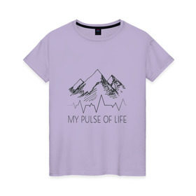 Женская футболка хлопок с принтом альпинизм в Петрозаводске, 100% хлопок | прямой крой, круглый вырез горловины, длина до линии бедер, слегка спущенное плечо | adrenaline | extreme | hiking | mountaineering | mountains | risk | rock climb | rocks | sport | адреналин | альпинизм | высота | горы | риск | скалолазание | скалы | спорт | туризм | экстрим