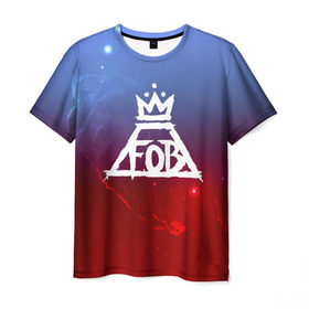 Мужская футболка 3D с принтом FALL OUT BOY SPACE COLLECTION в Петрозаводске, 100% полиэфир | прямой крой, круглый вырез горловины, длина до линии бедер | fall out boy | logo | music | pop | rock | альтернатива | металл | музыка | музыкальный | поп | рок