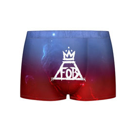 Мужские трусы 3D с принтом FALL OUT BOY SPACE COLLECTION в Петрозаводске, 50% хлопок, 50% полиэстер | классическая посадка, на поясе мягкая тканевая резинка | fall out boy | logo | music | pop | rock | альтернатива | металл | музыка | музыкальный | поп | рок