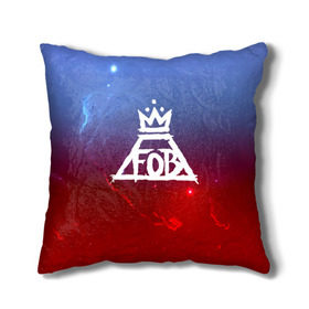 Подушка 3D с принтом FALL OUT BOY SPACE COLLECTION в Петрозаводске, наволочка – 100% полиэстер, наполнитель – холлофайбер (легкий наполнитель, не вызывает аллергию). | состоит из подушки и наволочки. Наволочка на молнии, легко снимается для стирки | fall out boy | logo | music | pop | rock | альтернатива | металл | музыка | музыкальный | поп | рок