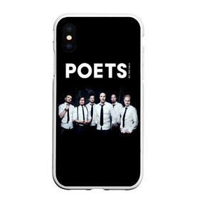 Чехол для iPhone XS Max матовый с принтом Poets of the Fall в Петрозаводске, Силикон | Область печати: задняя сторона чехла, без боковых панелей | Тематика изображения на принте: a fan | alternative ro | finland | finnish rock band | music | poets of the fall | rock | альтернативный рок | инди рок | марко сааресто | маркус каарлонен | музыка | олли тукиайнен | пост гранж | поэты осени | рок | симфонический рок