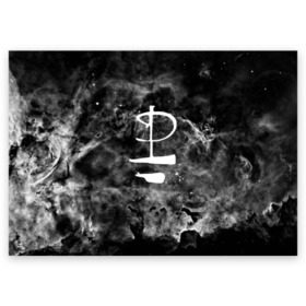 Поздравительная открытка с принтом PINK FLOYD MUSIC SPACE LOGO в Петрозаводске, 100% бумага | плотность бумаги 280 г/м2, матовая, на обратной стороне линовка и место для марки
 | Тематика изображения на принте: logo | music | pink floyd | pop | rock | usa | альтернатива | металл | музыка | музыкальный | поп | рок