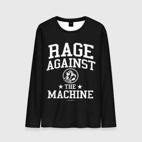 Мужской лонгслив 3D с принтом Rage Against the Machine в Петрозаводске, 100% полиэстер | длинные рукава, круглый вырез горловины, полуприлегающий силуэт | rage against the machine | альтернативный | америка | американская рок группа | брэд уилк | жанр | зак де ла роча | калифорния | лос анджелес | метал | музыка | ню метал | рок | рэп метал | рэп рок | рэпкор | сша