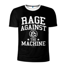 Мужская футболка 3D спортивная с принтом Rage Against the Machine в Петрозаводске, 100% полиэстер с улучшенными характеристиками | приталенный силуэт, круглая горловина, широкие плечи, сужается к линии бедра | rage against the machine | альтернативный | америка | американская рок группа | брэд уилк | жанр | зак де ла роча | калифорния | лос анджелес | метал | музыка | ню метал | рок | рэп метал | рэп рок | рэпкор | сша