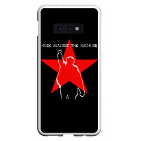 Чехол для Samsung S10E с принтом Rage Against the Machine в Петрозаводске, Силикон | Область печати: задняя сторона чехла, без боковых панелей | rage against the machine | альтернативный | америка | американская рок группа | брэд уилк | жанр | зак де ла роча | калифорния | лос анджелес | метал | музыка | ню метал | рок | рэп метал | рэп рок | рэпкор | сша