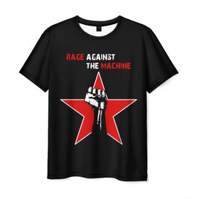 Мужская футболка 3D с принтом Rage Against the Machine в Петрозаводске, 100% полиэфир | прямой крой, круглый вырез горловины, длина до линии бедер | rage against the machine | альтернативный | америка | американская рок группа | брэд уилк | жанр | зак де ла роча | калифорния | лос анджелес | метал | музыка | ню метал | рок | рэп метал | рэп рок | рэпкор | сша