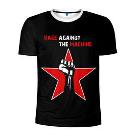 Мужская футболка 3D спортивная с принтом Rage Against the Machine в Петрозаводске, 100% полиэстер с улучшенными характеристиками | приталенный силуэт, круглая горловина, широкие плечи, сужается к линии бедра | rage against the machine | альтернативный | америка | американская рок группа | брэд уилк | жанр | зак де ла роча | калифорния | лос анджелес | метал | музыка | ню метал | рок | рэп метал | рэп рок | рэпкор | сша