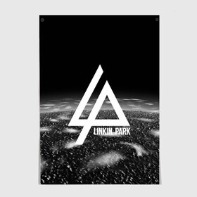 Постер с принтом LINKIN PARK в Петрозаводске, 100% бумага
 | бумага, плотность 150 мг. Матовая, но за счет высокого коэффициента гладкости имеет небольшой блеск и дает на свету блики, но в отличии от глянцевой бумаги не покрыта лаком | linkin park | logo | music | pop | rock | альтернатива | металл | музыка | музыкальный | поп | рок | честер беннингтон