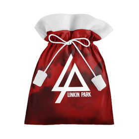 Подарочный 3D мешок с принтом LINKIN PARK COLOR RED MUSIC в Петрозаводске, 100% полиэстер | Размер: 29*39 см | linkin park | logo | music | pop | rock | альтернатива | металл | музыка | музыкальный | поп | рок | честер беннингтон