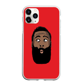 Чехол для iPhone 11 Pro Max матовый с принтом James Harden в Петрозаводске, Силикон |  | Тематика изображения на принте: 13 | fear the beard | houston rockets | mvp | nba | баскетбол | джеймс харден | нба | хьюстон рокетс