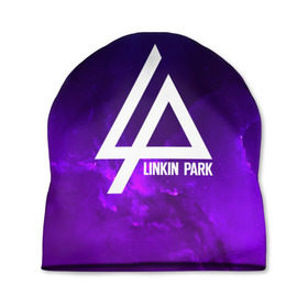 Шапка 3D с принтом LINKIN PARK SPACE COLOR 2018 в Петрозаводске, 100% полиэстер | универсальный размер, печать по всей поверхности изделия | linkin park | logo | music | pop | rock | альтернатива | металл | музыка | музыкальный | поп | рок | честер беннингтон