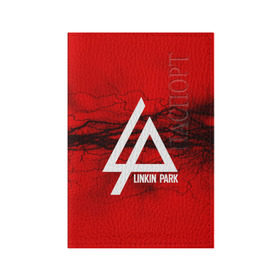 Обложка для паспорта матовая кожа с принтом LINKIN PARK lightning red в Петрозаводске, натуральная матовая кожа | размер 19,3 х 13,7 см; прозрачные пластиковые крепления | Тематика изображения на принте: linkin park | logo | music | pop | rock | альтернатива | металл | музыка | музыкальный | поп | рок | честер беннингтон