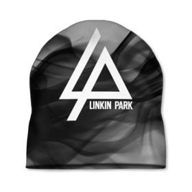 Шапка 3D с принтом LINKIN PARK SMOKE GRAY 2018 в Петрозаводске, 100% полиэстер | универсальный размер, печать по всей поверхности изделия | linkin park | logo | music | pop | rock | альтернатива | металл | музыка | музыкальный | поп | рок | честер беннингтон